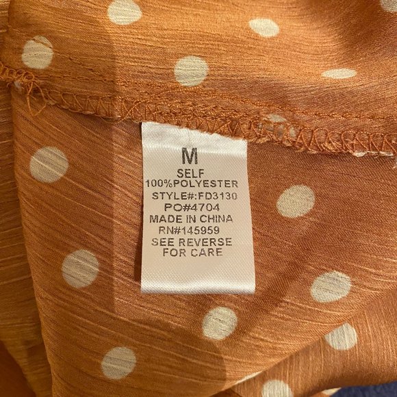 Polka Dot Ruffle Spaghetti Strap Maxi Dress - Picture 8 of 12